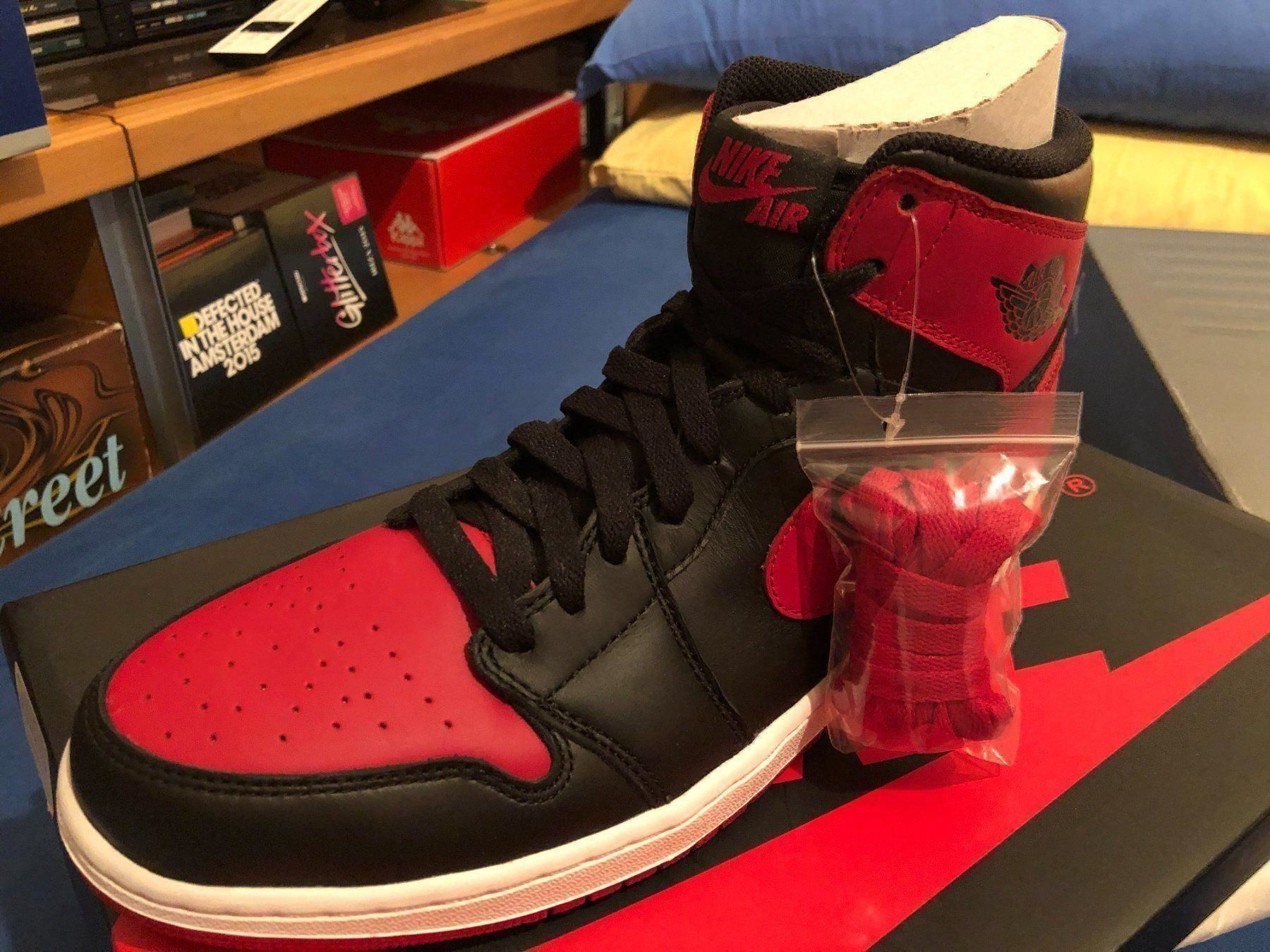 Jordan Scarpe da uomo: Air Jordan 1 "BRED" 2013 - US10/EU44 – Nuovo e nell'imballaggio originale da St. Moritz venduto da comeflywithme