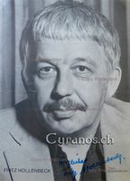 Fritz Hollenbeck (1929-2021) Schauspieler - Autogramm