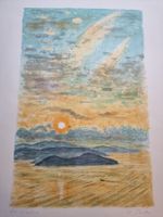 WALTER SAUTTER  LITHOGRAPHIE SIGNIERT KÜNSTLERPROBE