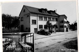 Dübendorf restr.  Feldhof Fuhralterei mit Oltimer