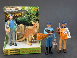 Safari Zoo Tierpfleger Mensch Figur Australien Schleich