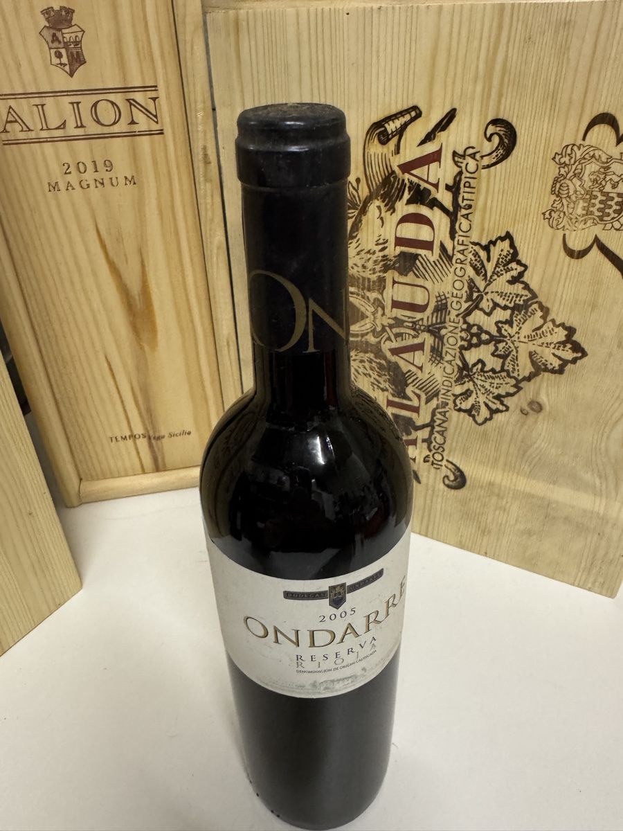 Rioja Vino: Ondarre Reserva Rioja 2005, Full-Bodied Red Wine Spain – Nuovo e nell'imballaggio originale da Wallisellen venduto da Corinne.- 3