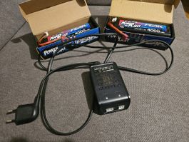 Chargeur Lipo Mini LC + 2 Batteries Power Plant Peak