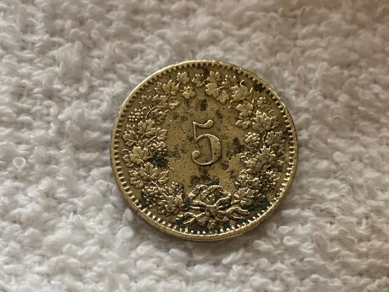 Tutti le monete: 5 centimes/rappen 1874 – Usato da Nyon venduto da Ilmi09 1