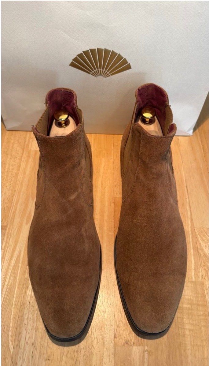 Scarpe da uomo: Suede Chelsea Boots size 43 – Nuovo (secondo la descrizione) da Genève venduto da sel_xpk9 1