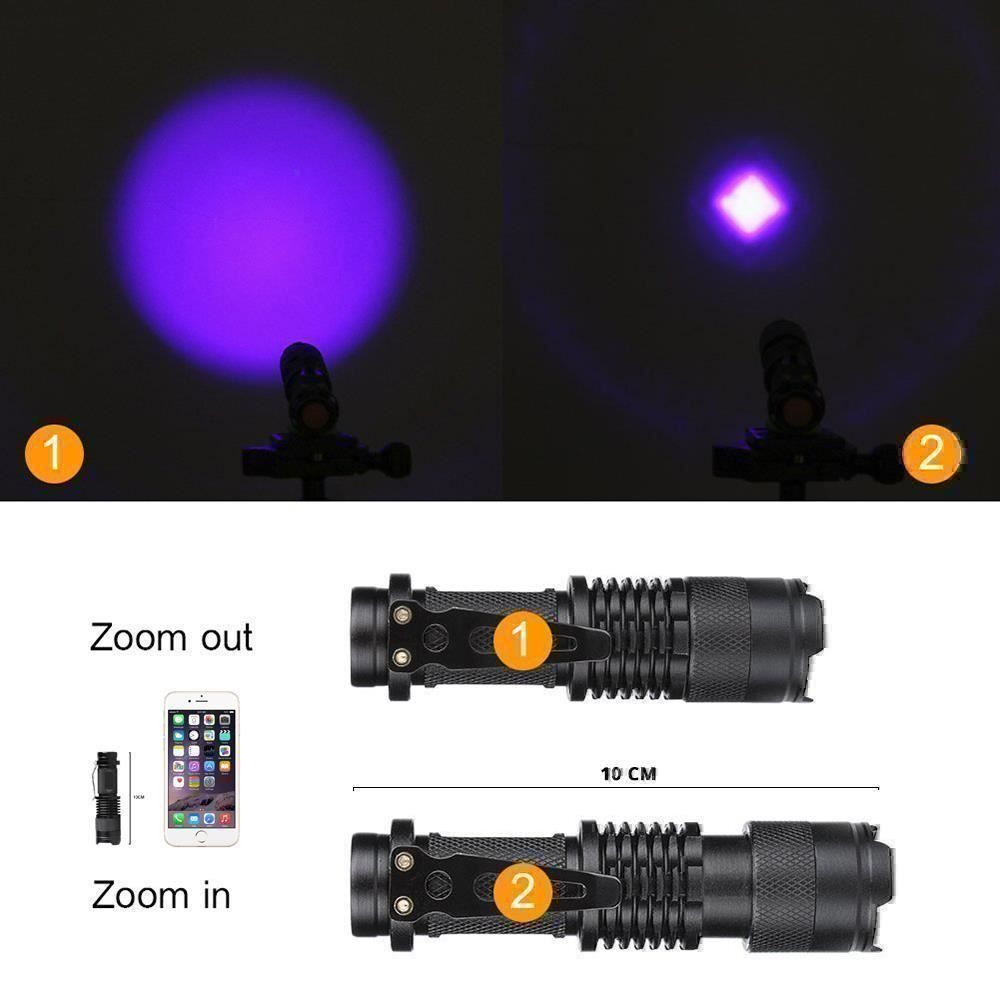 Lampade: Ultraviolette LED-Taschenlampe – Nuovo e nell'imballaggio originale da Gurmels venduto da Swisspod 2