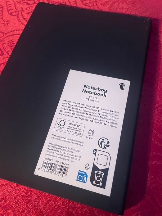 Blocchi: Notebook Notizbuch schwarz A5 NEU – Nuovo e nell'imballaggio originale da Bergdietikon venduto da antovale 1