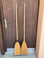 2 alte Paddel als Deko etc