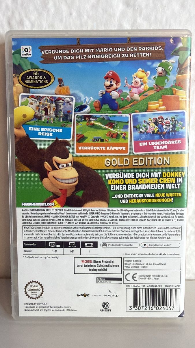 Nintendo Giochi: Mario + Rabbids Kingdom Battle Gold Edition- Nintendo Switch – Usato da Ehrendingen venduto da bubulence 1