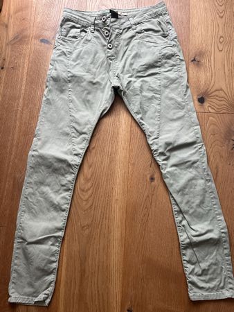 Please Hose, Jeans Khaki Grösse S 