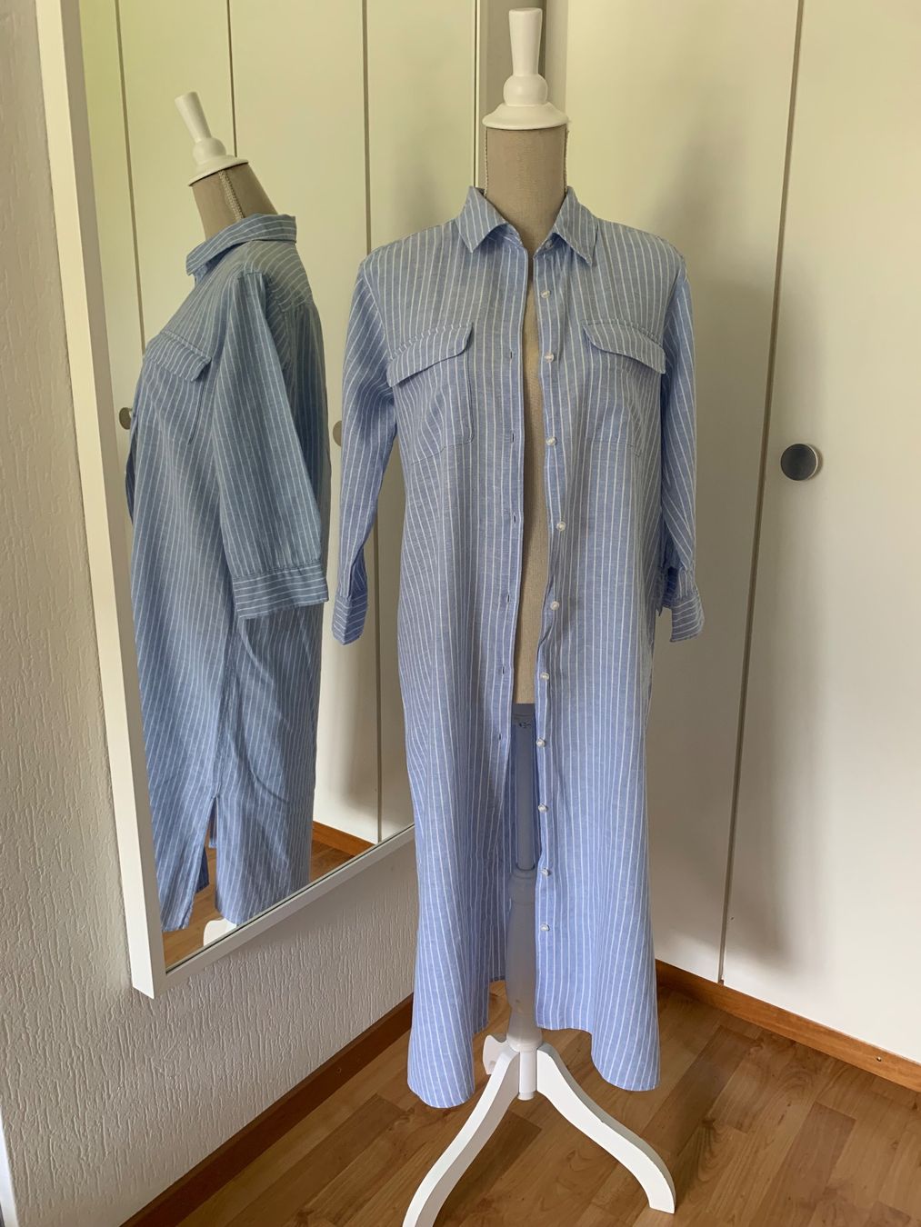 H&M Vestiti: Robe chemise lin et coton taille 34 – Nuovo (secondo la descrizione) da Gland venduto da TallyEva 4