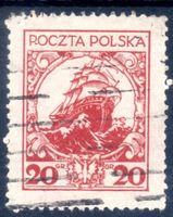 POLEN 1925 DREIMASTER GESTEMPELT - ERHALT SIEHE SCAN - O94D