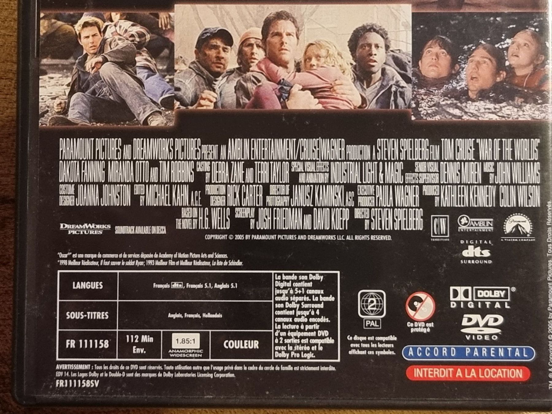Tutti i DVDs: La Guerre des Mondes – Usato da Chavannes-près-Renens venduto da XWR4 3