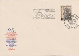 Liechtenstein 1946: St. Luzius auf Couvert - Kat. 300.--