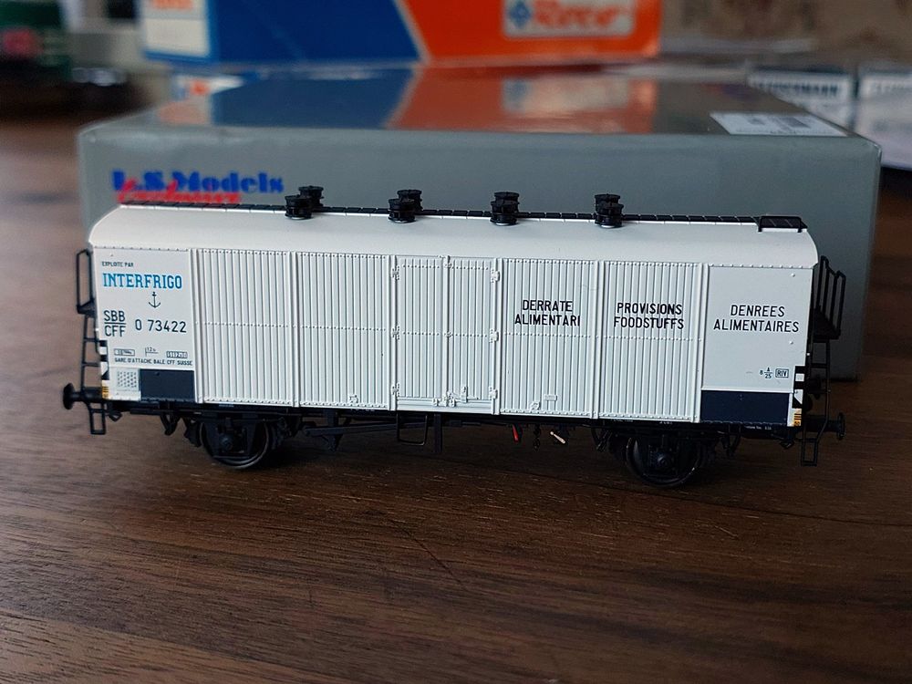 L.S. Models 37157 - SBB Icefs Frigo Wagen-Set - H0 GS OVP (Neu (gemäss ...