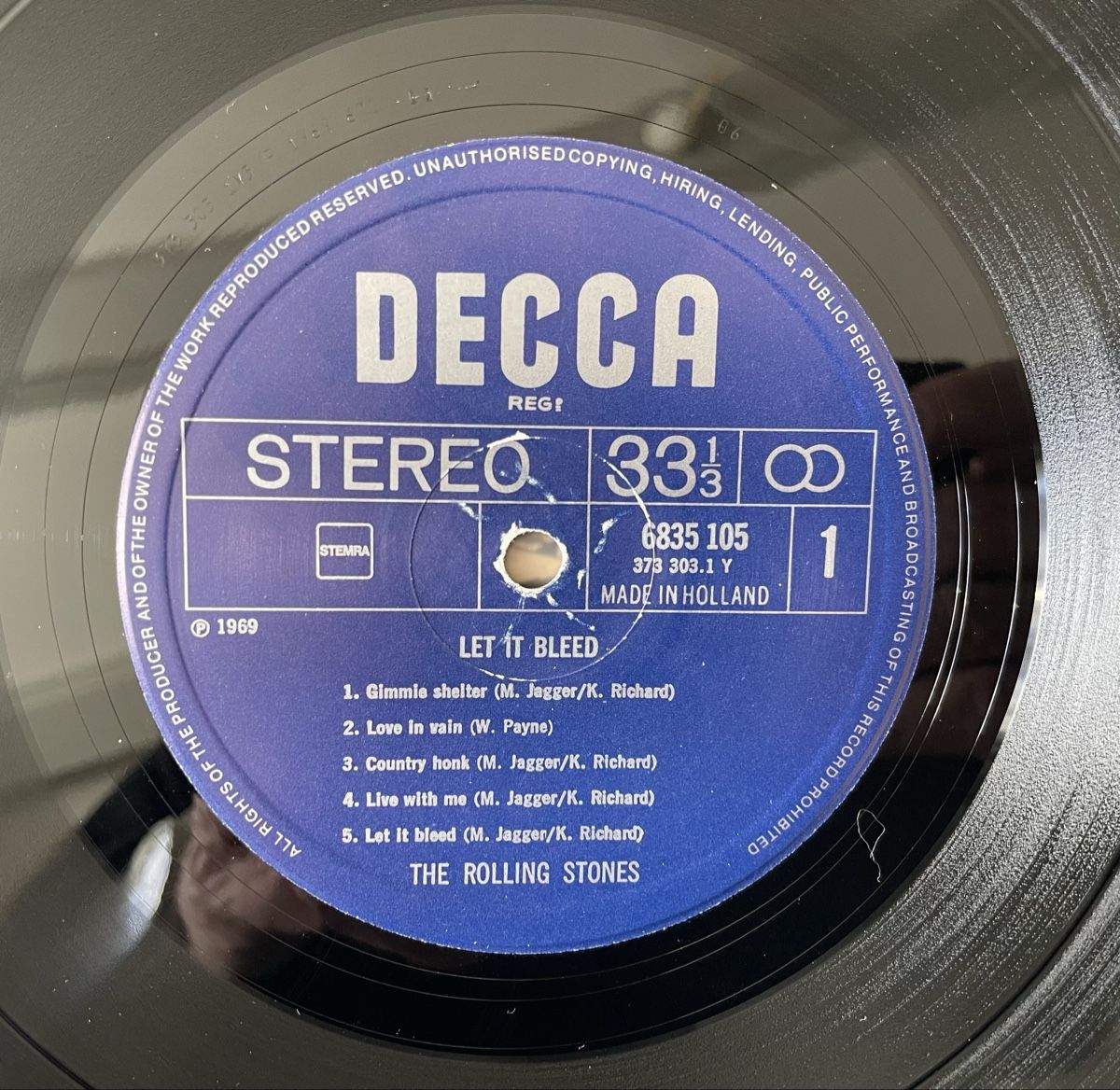 Vinyles: Rolling Stones - Let it bleed - Vinyl LP Decca – D'occasion à Olten par Bluespapst 2