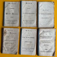 20 Stk Konvolut Gesetze Verordnungen Kanton Aargau 1832-1878