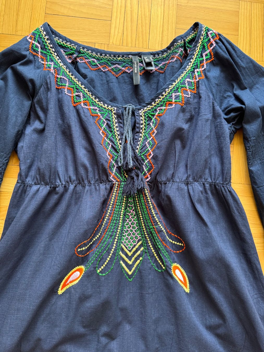 Blusen: Boho Bluse Dunkelblau L – Gebraucht aus Luzern von kun_2nm8 1