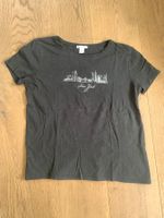AMISU T-Shirt schwarz „New York“ Gr. S/M