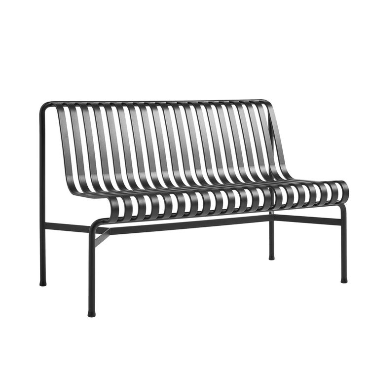 HAY - Palissade Dining Bench inkl. HAY Sitzkissen Grau (Gebraucht) in ...
