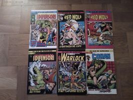 Marvel Comic : 6 X ALBI DEI SUPEREROI(ITALIEN 1973)CONAN
