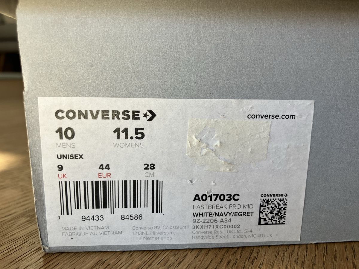 Converse Herrenschuhe: Converse Fastbreak Pro Mid Grösse 44 – Neu und originalverpackt aus Bern von paulettina 3