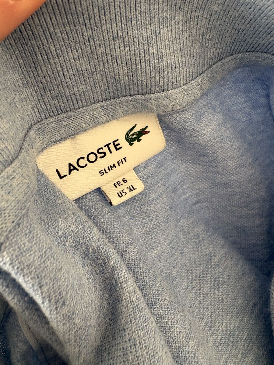 Lacoste Magliette Polo: Lacoste Polohemd, Hellblau, Slim Fit, Grösse XL – Usato da Horw venduto da dyro 1