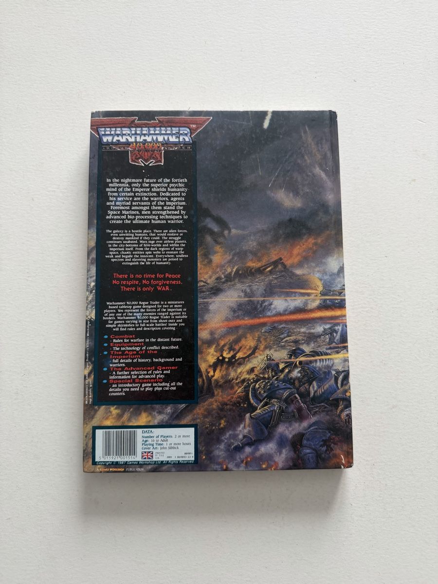 Libri: Warhammer 40K Rogue Trader 1st Edition 1987 – Usato da Genève venduto da sho_67qj 1