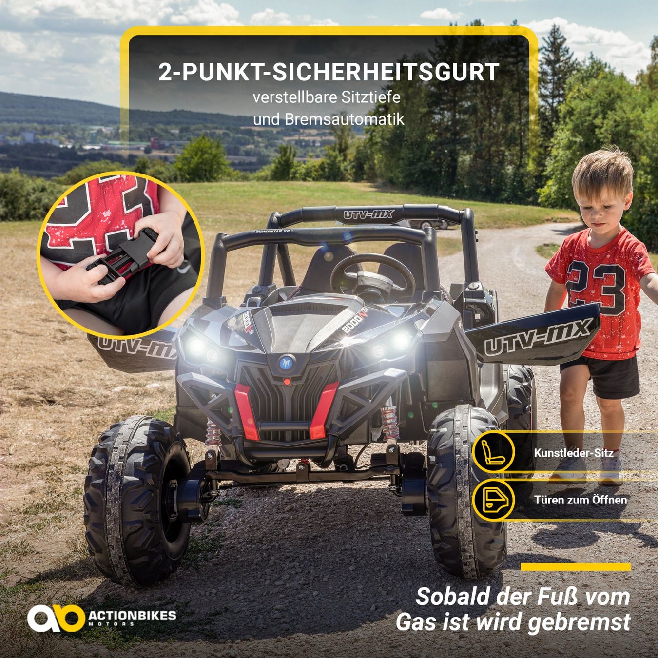 Veicoli per bambini: Kinder-Elektroauto UTV Buggy MX Allrad 4x4 – Nuovo e nell'imballaggio originale da Cham venduto da G-Money_swiss 5