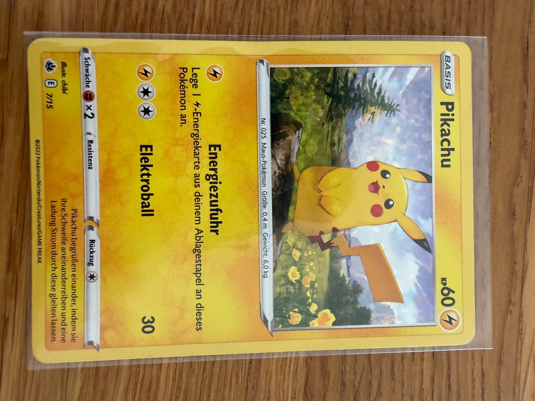 Pokémon Carte collezionabili: Pikachu 7/15 – Usato da Amriswil venduto da sim_nlb6