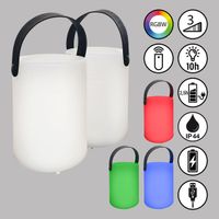LED Aussen Tischleuchte, 15 cm Höhe