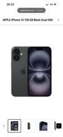 iPhone 16 128 GB Noir Dual SIM (scellé)