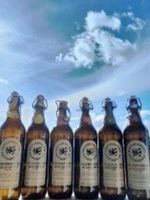 Bieflasche 6 Stück leer 1 Liter Bügelverschluss