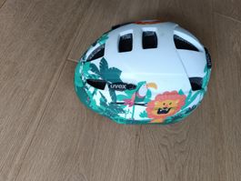 Kinder Fahrradhelm UVEX Dschungel Motiv, 2 Wochen benutzt