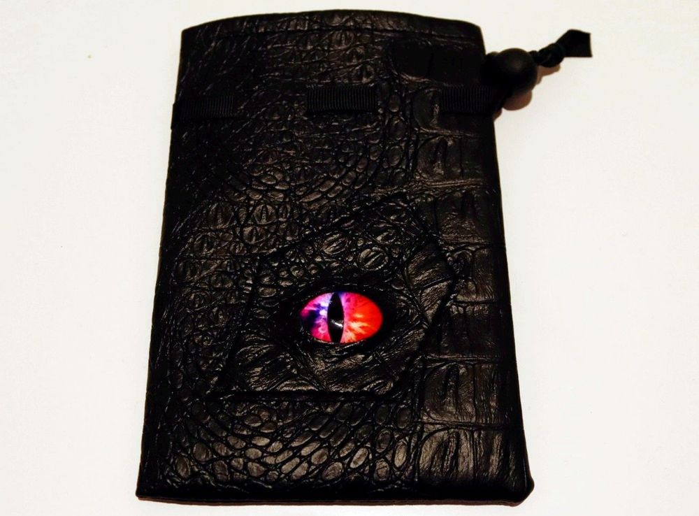 VANZACK Würfelbeutel Leder - Vintage Würfeltasche Mit Kordelzug