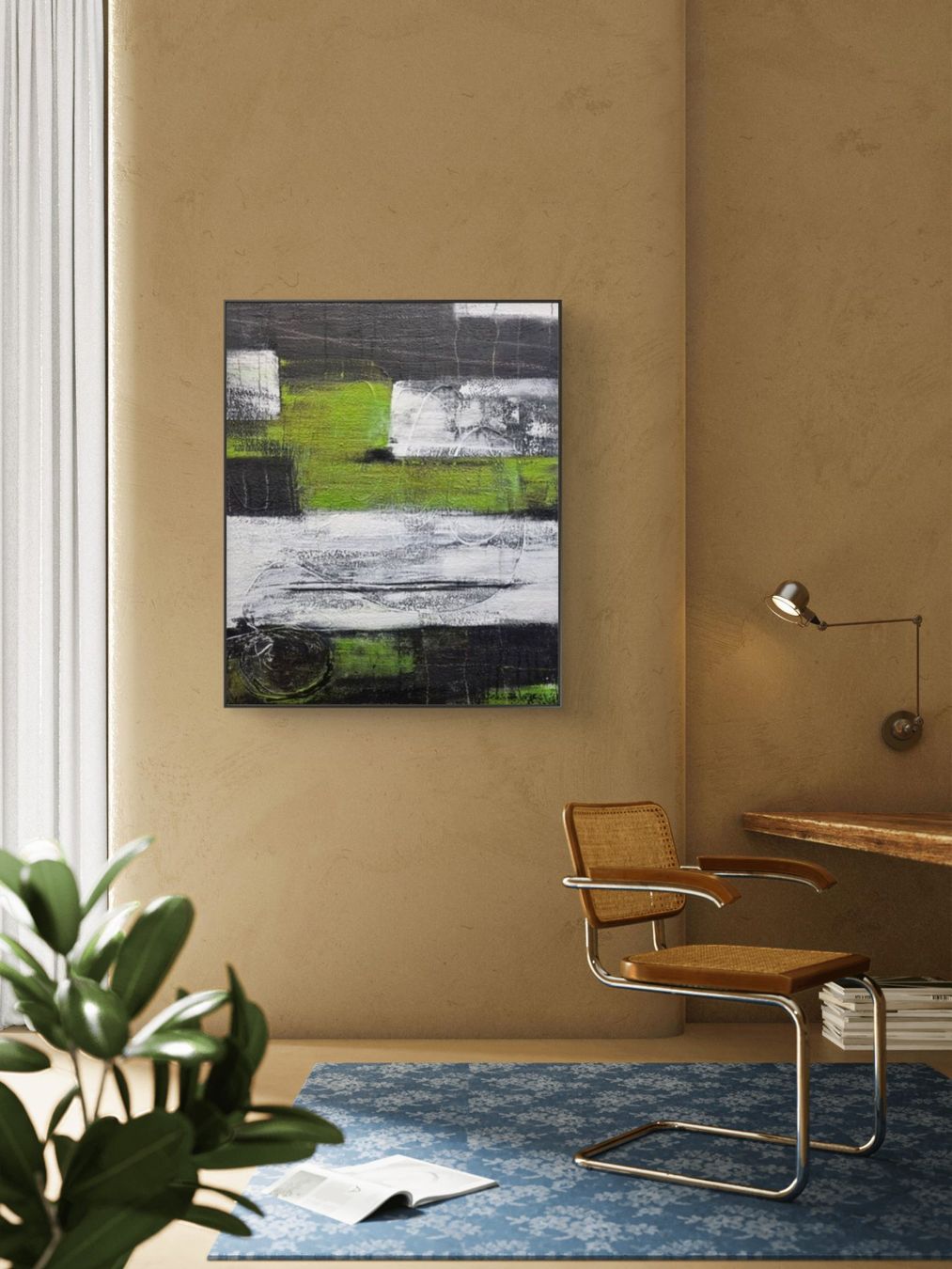 Dipinti: Originales abstraktes Gemälde 80x100cm – Nuovo (secondo la descrizione) da Urdorf venduto da Contra8 2
