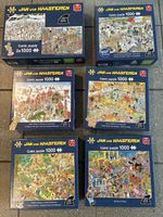Jan van Haasteren Puzzles 6er Set 1000 Teile gebraucht