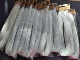12Pack a 10 Stk Pfeiffenputzer weiss 50cm Neu