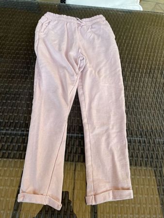 Mädchen Trainerhose Pyjama Hose lachsfarbig MNG 140