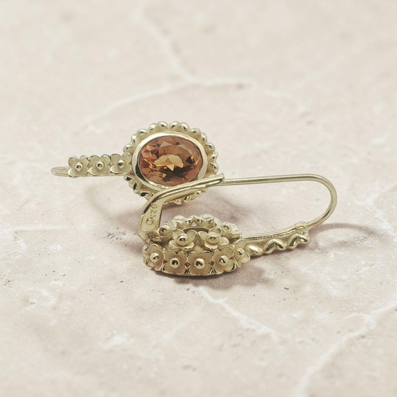 Olga Ribler Ohrringe & -stecker: Ohrringe mit Citrin – 925 Silber – Neu (gemäss Beschreibung) aus Luzern von Schmuckoutlet 5