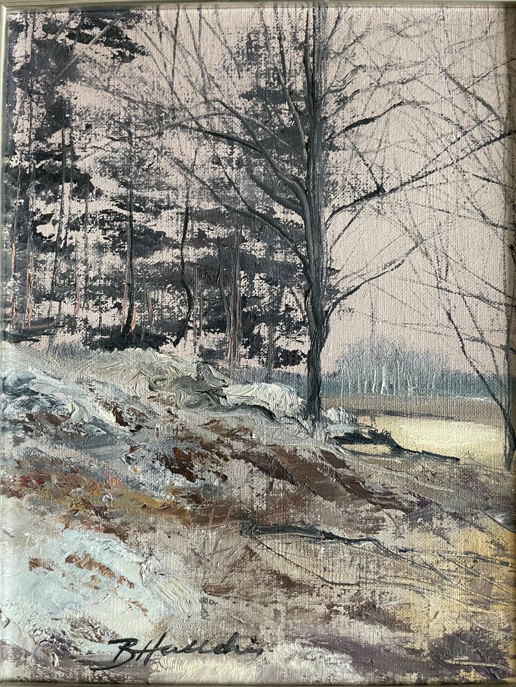 Dipinti: Schwedische Landschaft - Ölgemälde von Bror Halldin – Usato da Bern venduto da curtius01 1