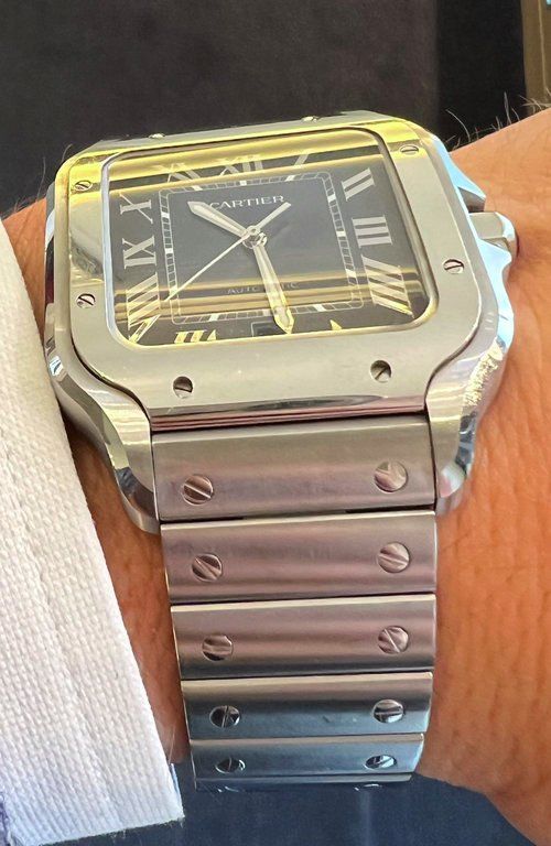 Cartier Orologi: Cartier Santos blue GM - WSSA0071 – Usato da Zürich venduto da juwelier-damken 4
