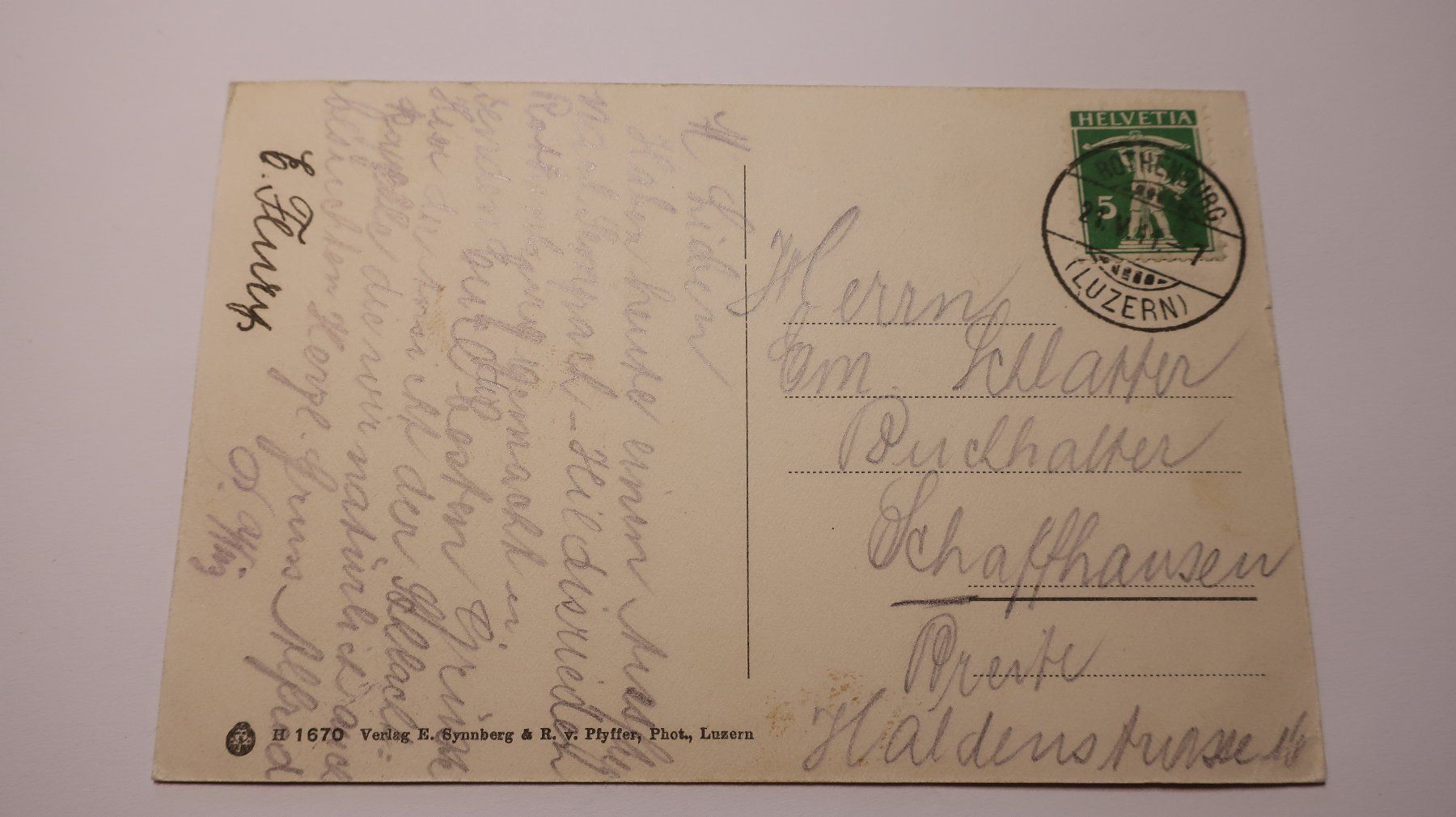 Cartoline postali: Sempach - Schlachtkapelle 1911 – Usato da Cormoret venduto da Pascalll2001 3