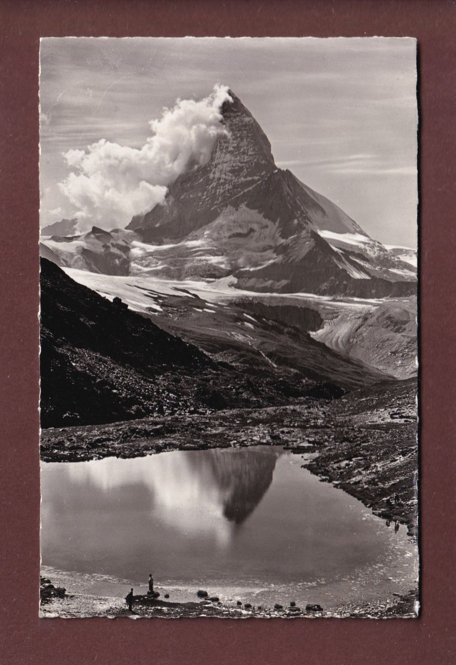 Cartoline postali: CERVIN / MATTERHORN - 1941 – Usato da Pully venduto da nicecards