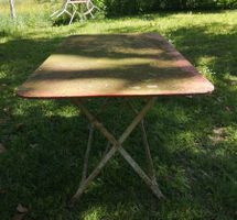Vintage Klapp-Gartentisch - für den lauschigen Garten