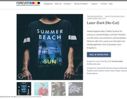 FOREVER Transferfolien Textildruck – ca. 1'000 Blatt