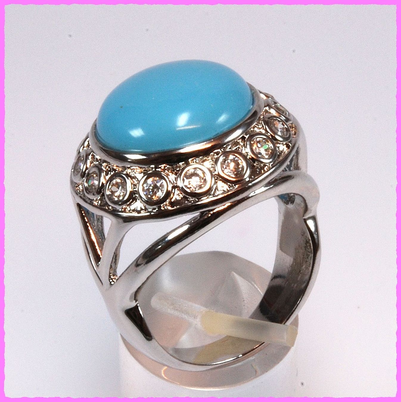 Anelli: Wow, grosser Ring mit Zirkonia – Nuovo e nell'imballaggio originale da Oberglatt ZH venduto da Diamond-Girl 2