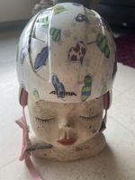 Skihelm Alpina Grösse 51-55 weiss mit Herzen guter Zustand