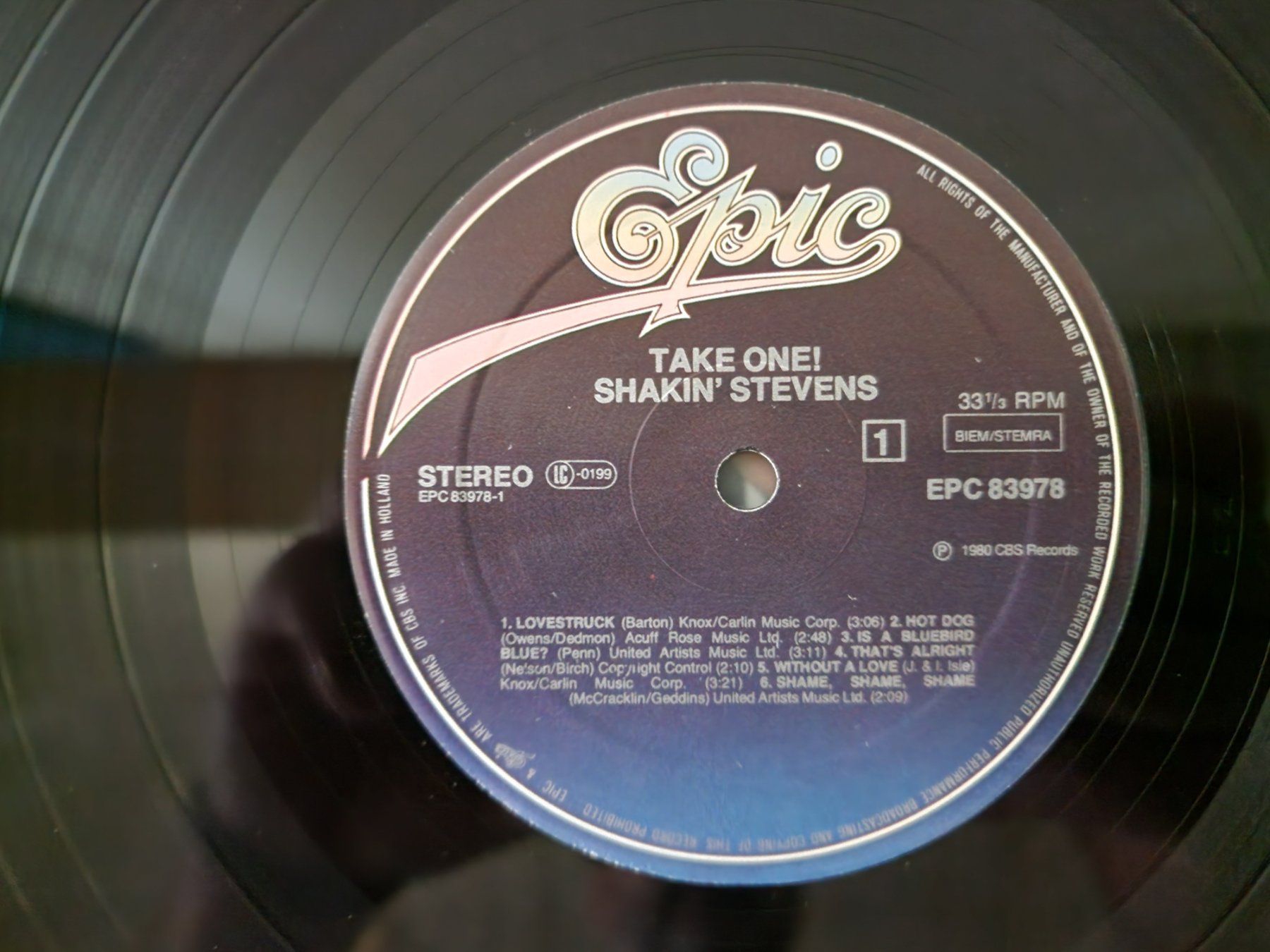 Dischi in vinile: Shakin' Stevens LP – Take One – Usato da Root venduto da atelier22 2