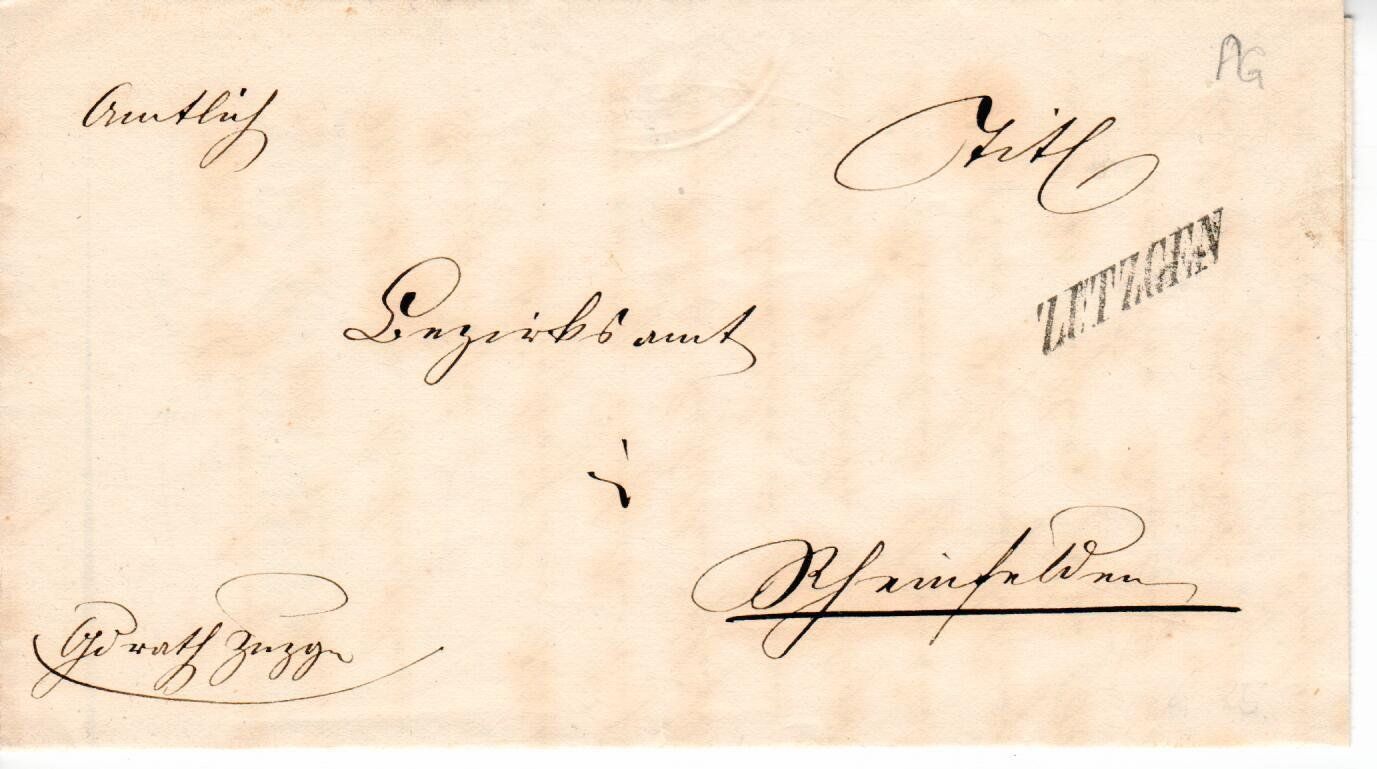 Tutti i francobolli: Brief, Vorphila Zuzgen 1865 – Usato da Wolhusen venduto da Curver9